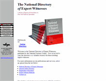 Tablet Screenshot of national-experts.com